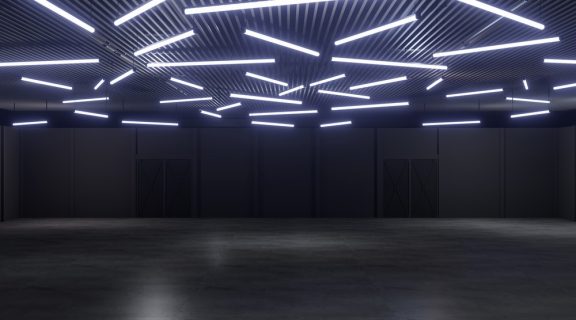 Empty,Hall,Exhibition,Centre.the,Backdrop,For,Exhibition,Stands,,Booth,parking,trade,Show.conversation